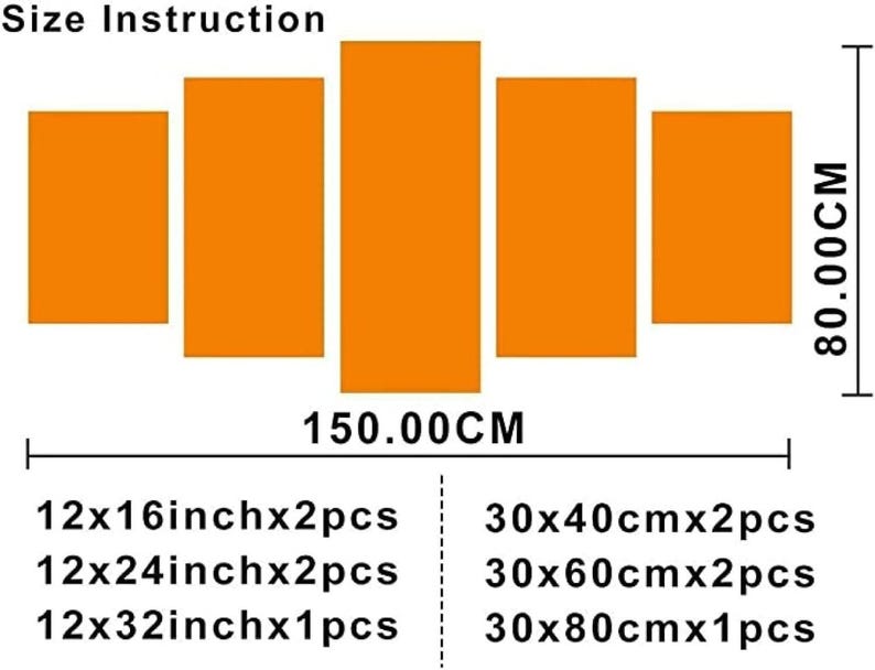 Kaaba Canvas Print: Mecca Night Scene, Islamic Wall Art - 5 Panel